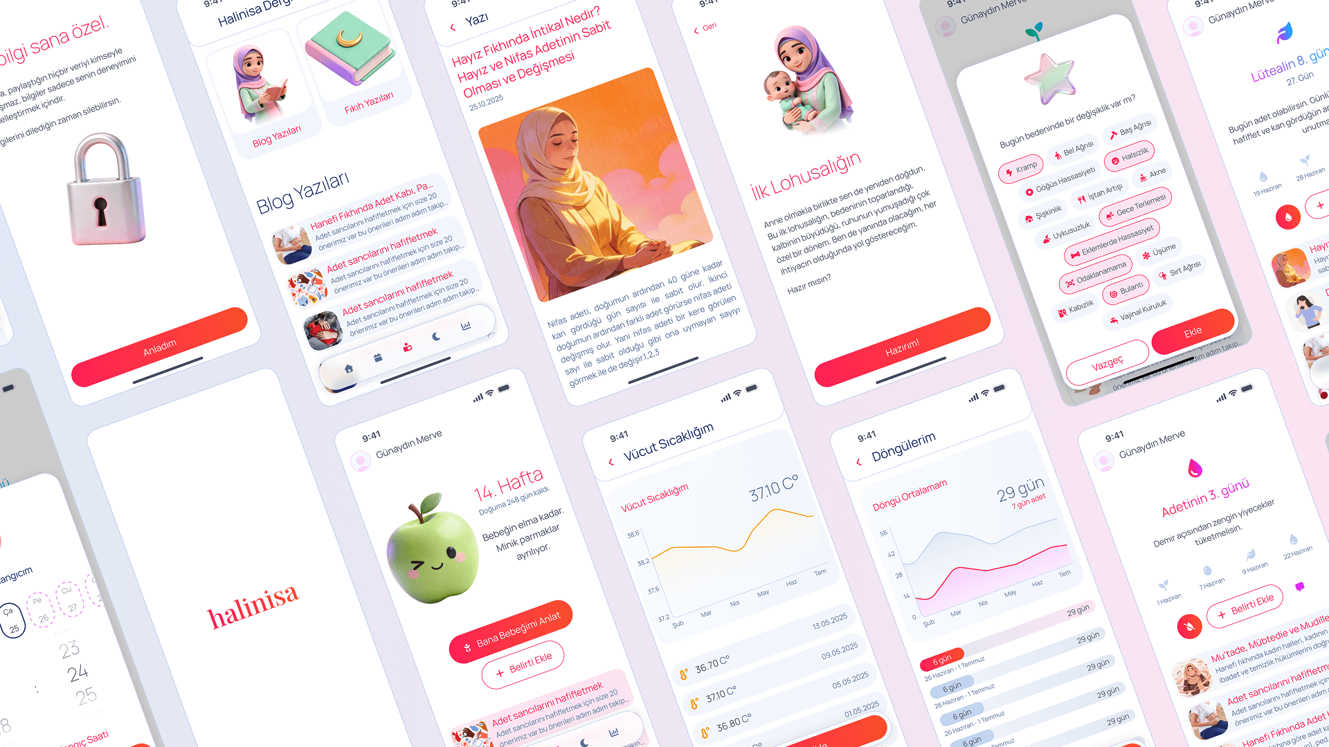 Halinisa App Screenshots